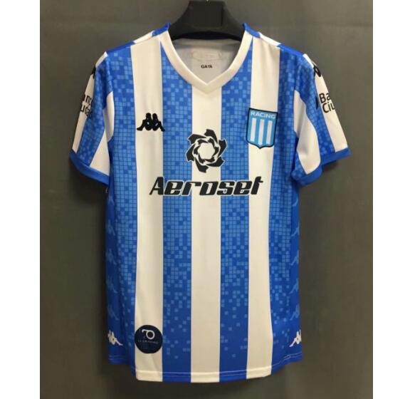 Argentina Racing Club Home Kit Soccer Jersey 2020/21